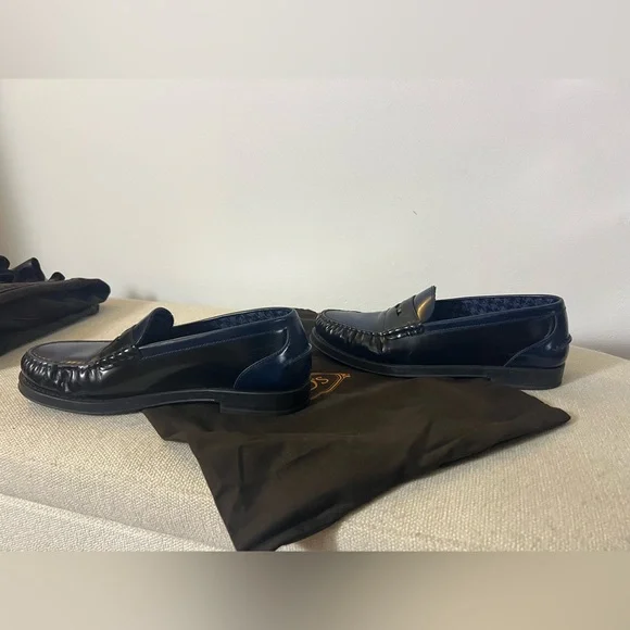 Tod's - Leather penny loafers - Picture 9 of 11